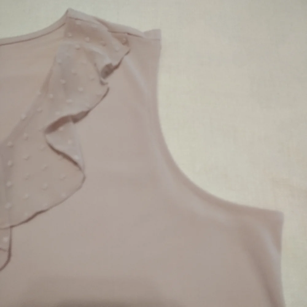 Adrianna Papell XL Champagne Top - Picture 4 of 8
